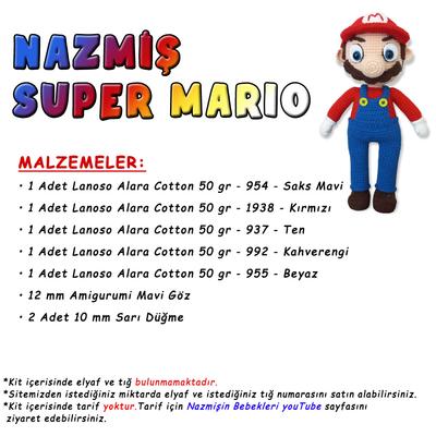 Nazmişin Süper Mario Amigurumi Kiti