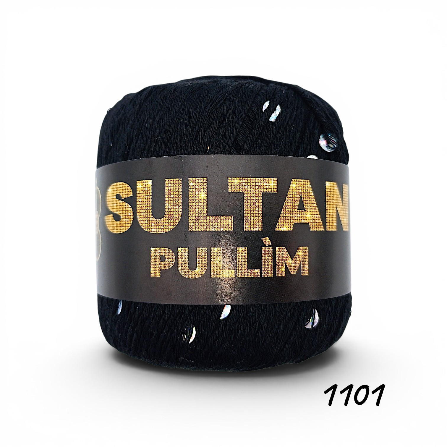 1101 - Siyah / Gümüş Pullu