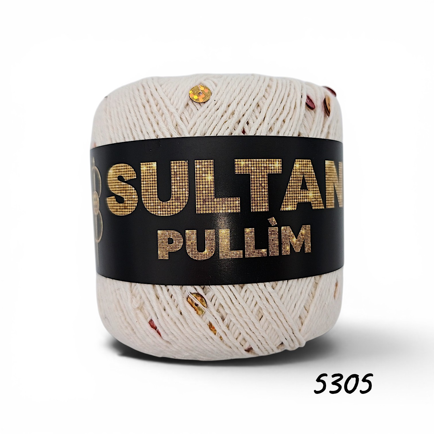 5305 - Krem / Renkli Pullu