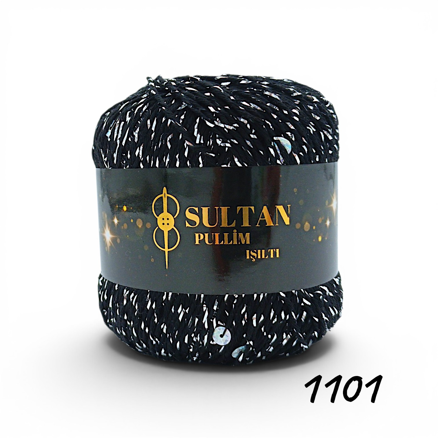 1101 - Siyah / Gümüş Simli