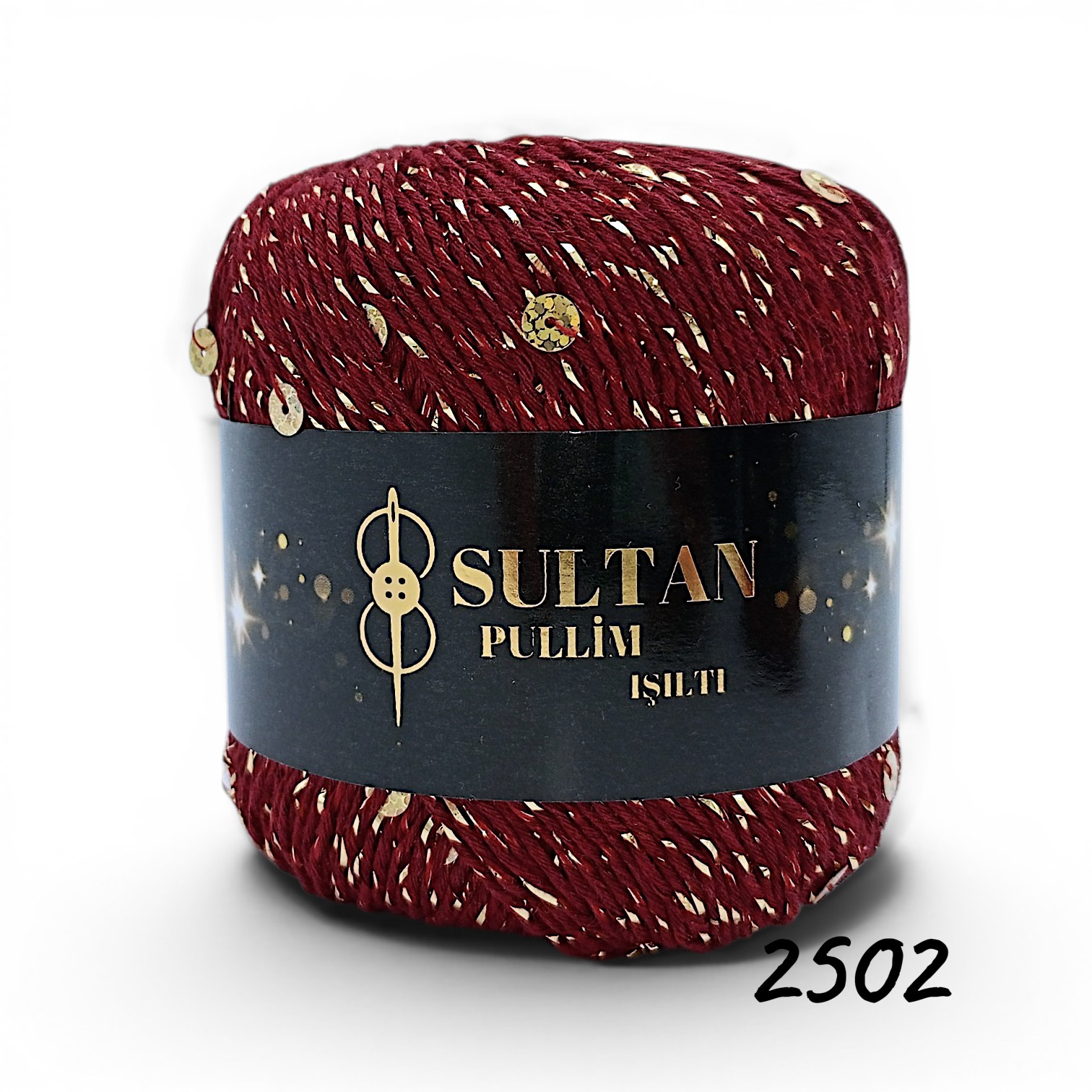 2502 - Bordo / Gold Simli