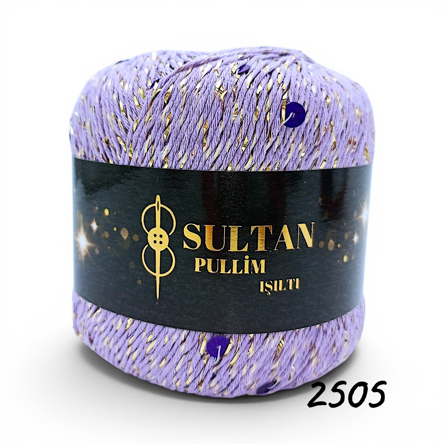 2505 - Lila / Gold Simli