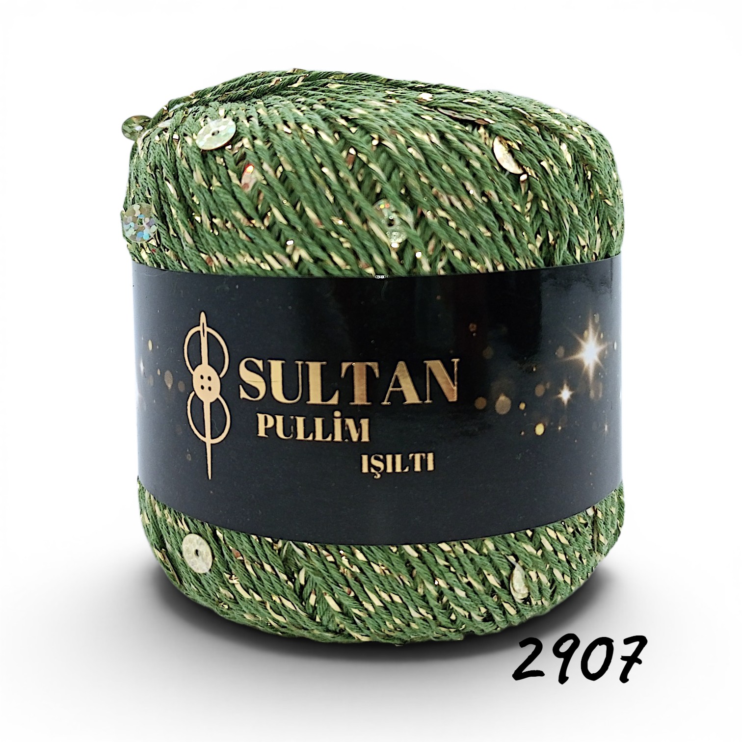 2907 - Açık Haki / Gold Simli