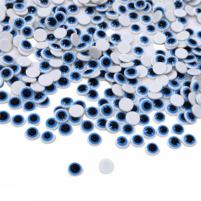50 Adet Yapıştırma Nazar Boncuğu - Beyaz Mavi
