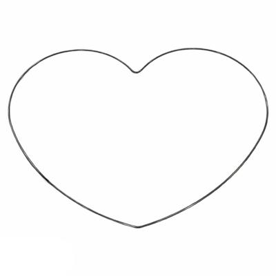 Metal Düş Kapanı Antrasit Kalp - 40 cm