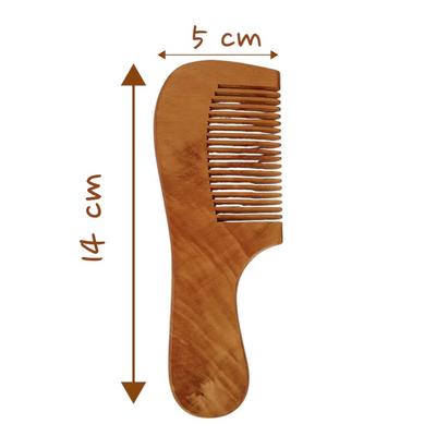 Saplı Makrome Tarağı - Makrome Tarak (AHŞAP)
