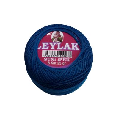 0050 - 6 Kat Leylak Suni İpek Etamin İpi - 25 gr.