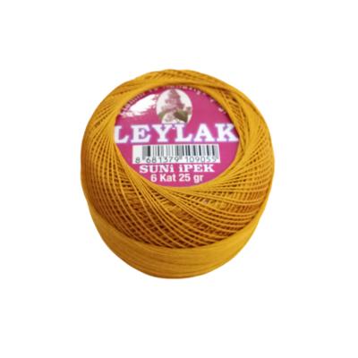0073 - 6 Kat Leylak Suni İpek Etamin İpi - 25 gr.