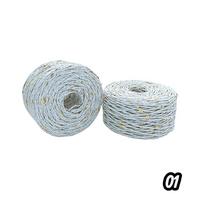 01 No Beyaz Pullu Sarılmış Kağıt ip - 1 Adet - 230-250 gr / 250 mt. 