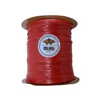 03 No - 1 Adet - Milano Yumuşak Dokulu Rafya (Yıkanabilir Rafya) (100 gr./250 mt.) - Kırmızı