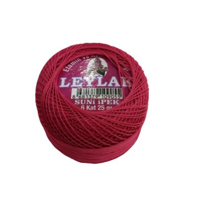 0529 - 6 Kat Leylak Suni İpek Etamin İpi - 25 gr.