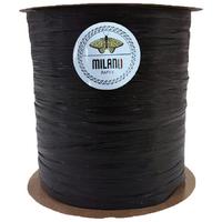 08 No - 1 Adet - Milano Yumuşak Dokulu Rafya (Yıkanabilir Rafya) (100 gr./250 mt.) - Siyah