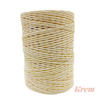 08 No 180-220 gr. İthal Sarılmış Kağıt İp (Yumuşatılmış Kağıt İp) - Krem