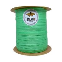 09 No - 1 Adet - Milano Yumuşak Dokulu Rafya (Yıkanabilir Rafya) (100 gr./250 mt.) - Pastel Yeşili