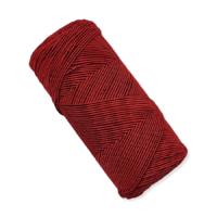 1.5 mm Koyu Kırmızı Slim Supla (Supra) Çanta ve Runner İpi - 180-200 gr. 200 mt.