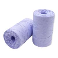 10 No - 1 Adet - Özel Üretim Yumuşak Dokulu (140-160 gr.) Soft Kağıt Rafya - Uçuk Lila
