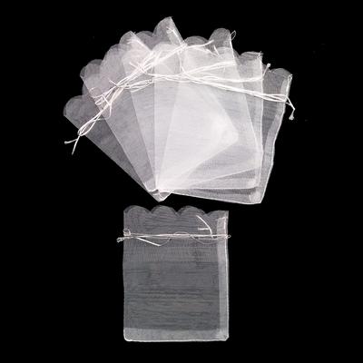 11.5 cm x12 cm Tül Kese - Beyaz