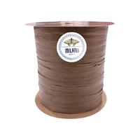 11 No - 1 Adet - Milano Yumuşak Dokulu Rafya (Yıkanabilir Rafya) (100 gr./250 mt.) - Kahverengi