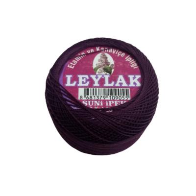 1130 - 6 Kat Leylak Suni İpek Etamin İpi - 25 gr.