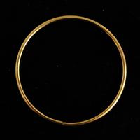 12.5 cm Gold Metal Halka - ADET