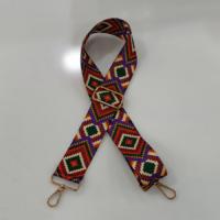 12 No Dijital Baskılı Çanta Sapı - 5cm x 120cm (Ayar tokası ve Papağan Kısmında Renk Farklılığı Olabilir.)