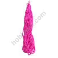 12 Dizi 4mm Patik Boncuğu - Pembe