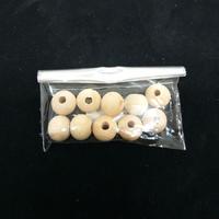 12 mm Ahşap Boncuk - 10 Adet