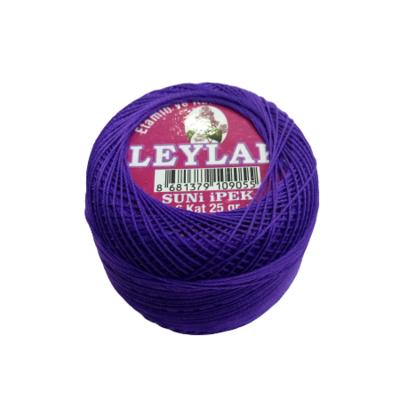 1270 - 6 Kat Leylak Suni İpek Etamin İpi - 25 gr.