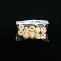 14 mm Ahşap Boncuk - 10 Adet