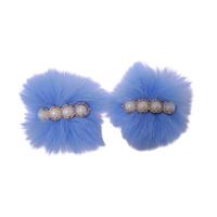 181 No Mavi Dört İncili Patik Süsü Çifti