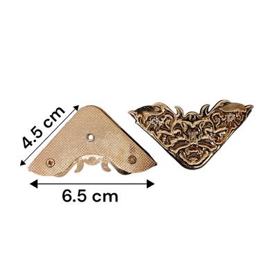 19 No Gold Çanta Köşe Aparatı Çifti - 4.5x6.5cm