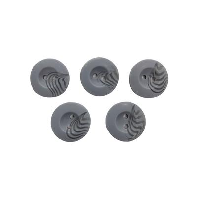 2 No Gri Yelek Hırka Düğmesi 5 Adet - 18mm 
