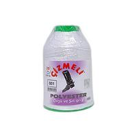 20 No Çizmeli 100 gr Polyester İp - 001 Kar Beyaz
