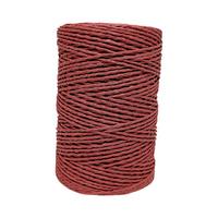 22 No 180-220 gr. İthal Sarılmış Kağıt İp (Yumuşatılmış Kağıt İp) - Kırmızı Kiremit