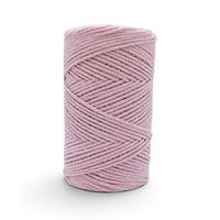 250 gr. Cotton (Pamuk) Makrome - İNDİRİMLİ 100mt 2mm / 0007 Pudra 