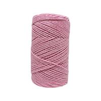250 gr. Cotton (Pamuk) Makrome - İNDİRİMLİ 100mt 2mm / 0008 Şeker Pembe