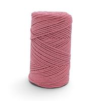 250 gr. Cotton (Pamuk) Makrome - İNDİRİMLİ 100mt 2mm / 0009 Gül Kurusu