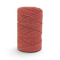 250 gr. Cotton (Pamuk) Makrome - İNDİRİMLİ 100mt 2mm / 0024 Kiremit
