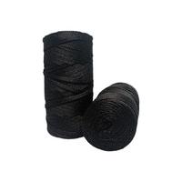 2662 Siyah - Polyester Simli Ribbon 200gr. - 120 Mt.