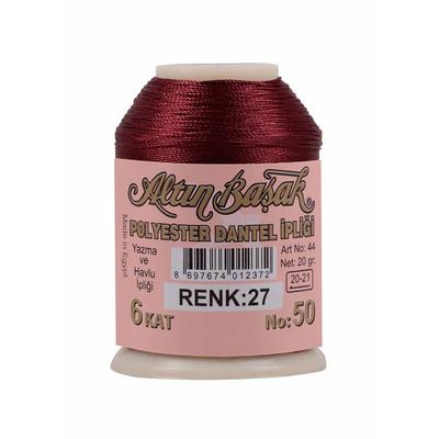 27 No Altınbaşak 20 gr. Polyester Dantel İpi
