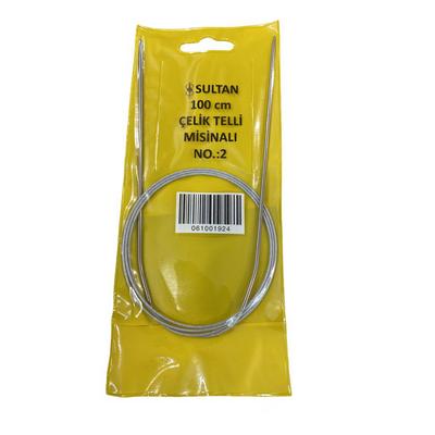 Sultan 100 cm Misinalı Şiş - 2 mm Örgü Şişi