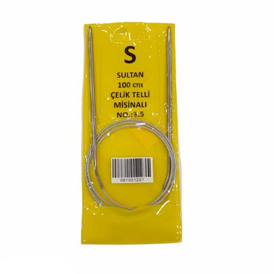 Sultan 100 cm Misinalı Şiş - 3.5 mm Örgü Şişi