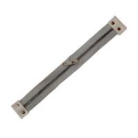 30 cm Deri Detaylı Çanta Fermuarı - Açık Gri