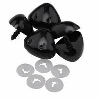 30 mm Amigurumi  Vidalı Siyah Burun - 1 Adet