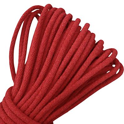 30 mt. 7mm Tress Kordon İp %100 Pamuk Kordon Supla İp - Kırmızı 420-450 gr.