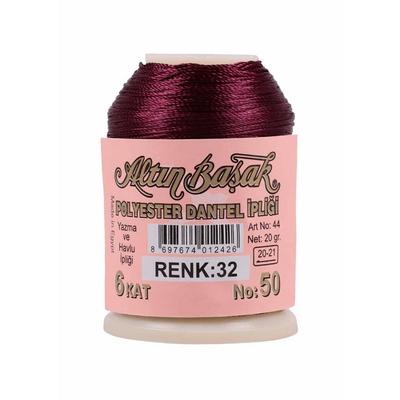 32 No Altınbaşak 20 gr. Polyester Dantel İpi