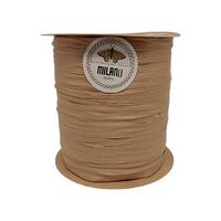 36 No - 1 Adet - Milano Yumuşak Dokulu Rafya (Yıkanabilir Rafya) (100 gr./250 mt.) - Koyu Karamel