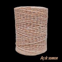 37 No 180-220 gr. İthal Sarılmış Kağıt İp (Yumuşatılmış Kağıt İp) - Açık Somon