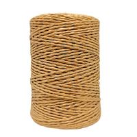 39 (C) No 180-220 gr. İthal Sarılmış Kağıt İp - Açık Doğal Renk
