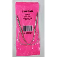 Sultan 40 cm Misinalı Şiş - 4.5 mm Örgü Şişi